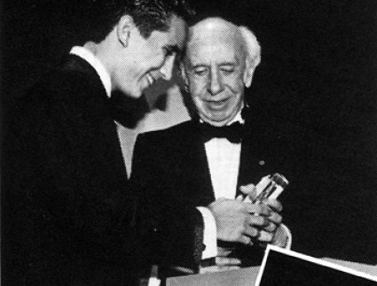 Jim Croce's son, A.J. receives the Award for his late father from President of ASCAP, Morton Gould.