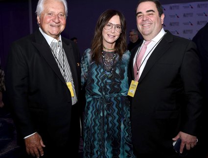 SHOF Board Member Martin Bandier, Jody Gerson and SHOF Board Member Evan Lamberg