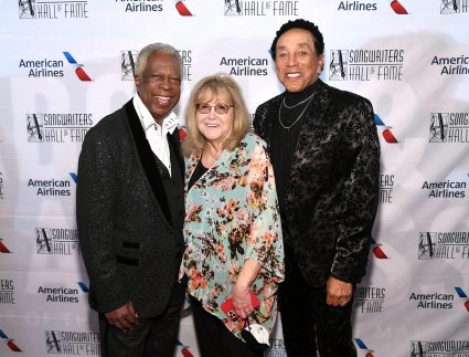 William “Mickey” Stevenson, Linda Moran and Smokey Robinson