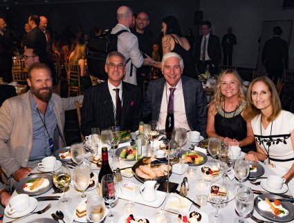 Ben Margulies, SHOF Board Member Jody Klein, Jonathan LaPook, Jennifer Klein and Kate LaPook