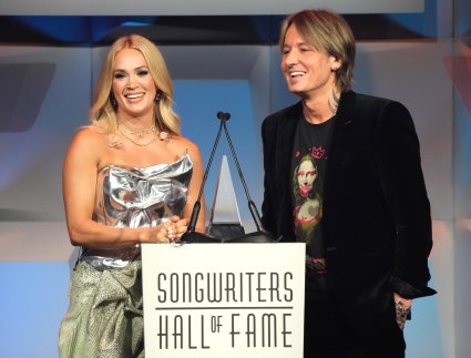 Carrie Underwood and Keith Urban inducted 2024 Inductee Hillary Lindsey 