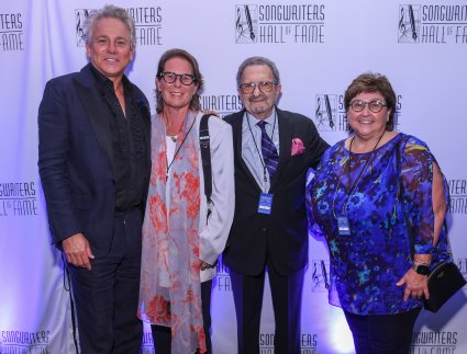 Fletcher Foster, Alison Smith, SHOF Board Member Irwin Robinson and SHOF Board Member Mary Jo Mennella