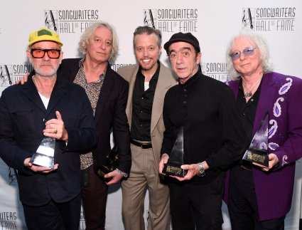 Michael Stipe, Peter Buck, Jason Isbell, Bill Berry and Mike Mills
