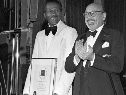 Chuck Berry and Ahmet Ertegun