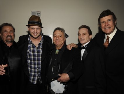 Eddie Brigati, Ryan Tedder, Felix Vacaliere, David Brigati, Cousin Brucie Morrow