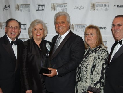 Hal David, Frances Preston, Martin Bandier, Linda Moran, John LoFrumento