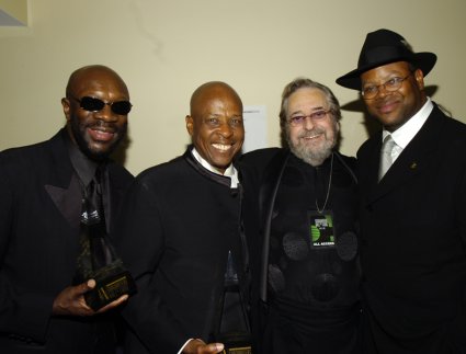 Isaac Hayes, David Porter, Phil Ramone, and Jimmy Jam