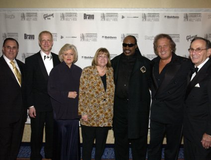 John LoFrumento, Henry Juszkiewicz, Frances Preston, Linda Moran, Stevie Wonder, Don McClean, Hal David