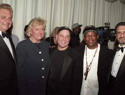 Martin Bandier, Frances Preston, Paul Simon, Irwin Robinson