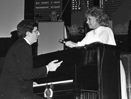 Marvin Hamlisch and Dinah Shore