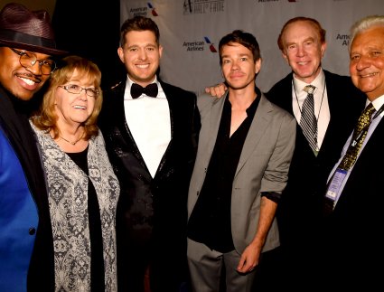 Ne-Yo, Linda Moran, Michael Buble, Nate Ruess, Alan Kalter, Marty Bandier