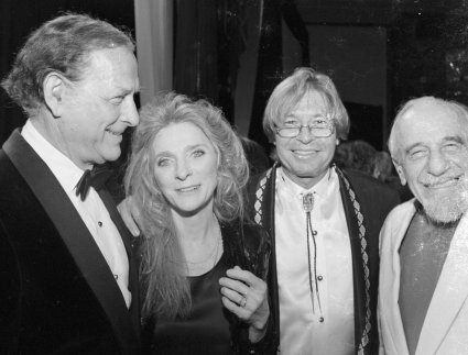 Oscar Brand, Judy Collins, John Denver, and Mitch Miller