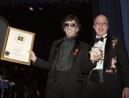 Phil Spector and Paul Shaffer