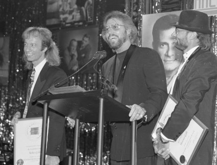 Robin, Barry, and Maurice Gibb