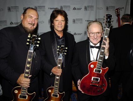 Steve Cropper, John Fogerty, and Les Paul