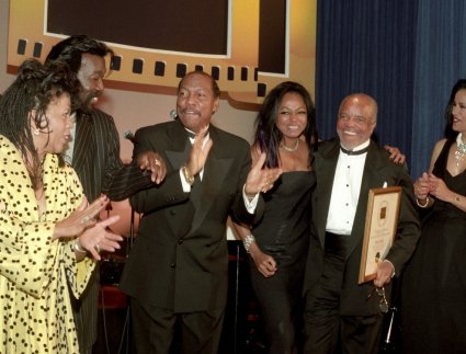 Valerie Simpson, Nickolas Ashford, Billy Davis, Diana Ross, Berry Gordy, Marilyn McCoo