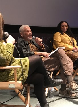 Bill Withers co-moderating the panel discussion