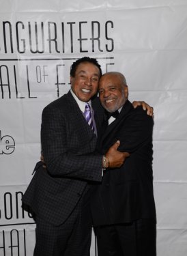 Smokey Robinson and Berry Gordy