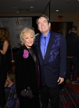 Petula Clark and SHOF Chairman Jimmy Webb