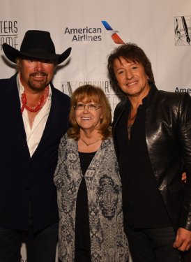 Toby Keith, Linda Moran and Richie Sambora