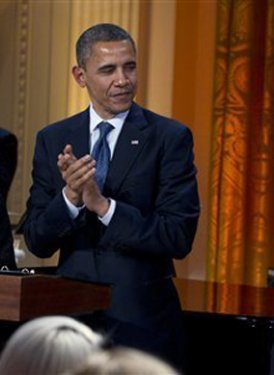 Eunice David, President Obama and Burt Bacharach