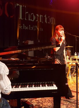 Madeleine Meyer and Michael Arrom perform for Carole