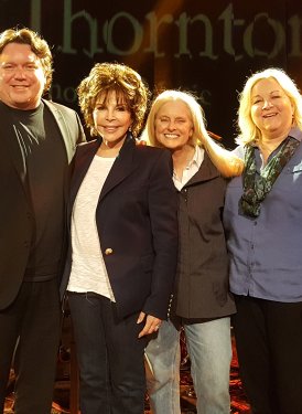 President  North America of Universal Music Publishing Group and SHOF Board Member Evan Lamberg,  Vice Dean of the Division of Contemporary Music, USC Thornton, Chris Sampson, Carole Bayer Sager, SHOF Events Chair Barbara Cane, SHOF West Coast Committee Vice-Chair Kathy Spanberger and SHOF West Coast Committee Chair and Board Member Mary Jo Mennella.