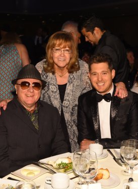 Van Morrison, Linda Moran and Michael Buble