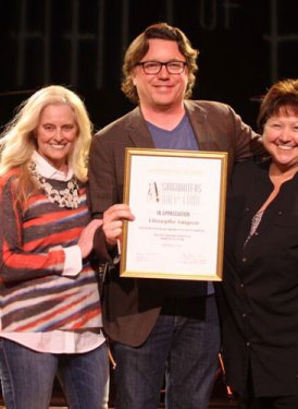 Barbara Cane, Chris Sampson and Mary Jo Mennella