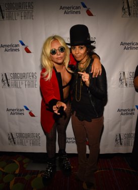 Lady Gaga and Linda Perry