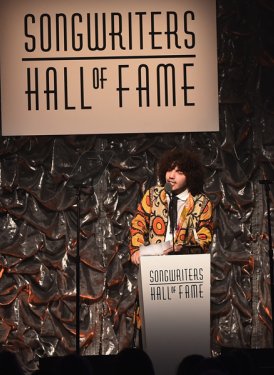 Benny Blanco presents Hal David Starlight Award to Nick Ruess