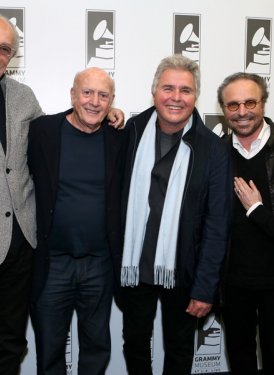 (left to right) Jeff Barry, Mike Stoller, Steve Tyrell, Barry Mann and Cynthia Weil