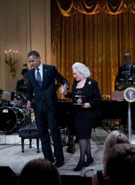 President Obama, Eunice David and Burt Bacharach