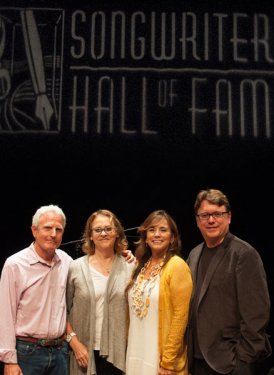 (l to r) Billy Steinberg, Brendan Okrent, Loretta Munoz and Chris Sampson