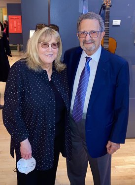 SHOF President & CEO Linda Moran and SHOF Museum Committee Chair Irwin Robinson