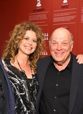 (L to R): SHOF Inductee and Past Chairman Jimmy Webb, Laura Savini, SHOF Inductee Charles Fox and SHOF Inductee Steve Dorff.