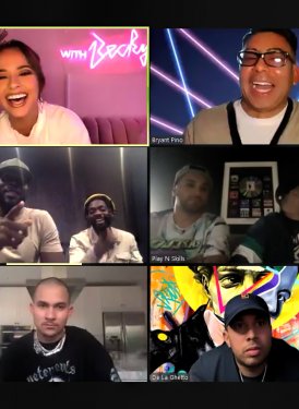 Becky G, Bryant Pino, Sons of Sonix, Play-N-Skillz, Tainy & De La Ghetto