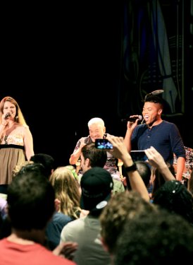 Jay Washington, Anna Delaria, Bill Withers, Javen Smith, Emily Kocontes and Camila Mora