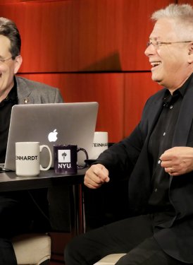 Phil Galdston and Alan Menken (Photos by April Anderson)