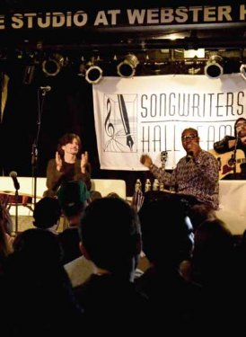 (left to right) Jodi Marr, Eric Bazilian, Claude Kelly and Desmond Child