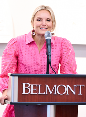 Brittany Schaffer, Belmont University Dean of the Mike Curb College of Entertainment and Music Business.