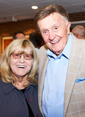 Linda Moran, SHOF President and CEO, and SHOF Inductee Bill Anderson.