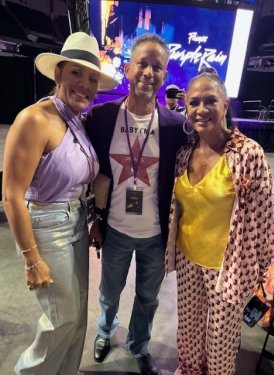 (left to right) Sheila E., singer, drummer, Prince collaborator; John Chaisson, event liaison; Michaele (Mrs. John) Chaisson
